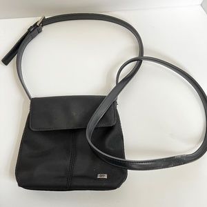 City DKNY Black Nylon Mini Crossbody Bag